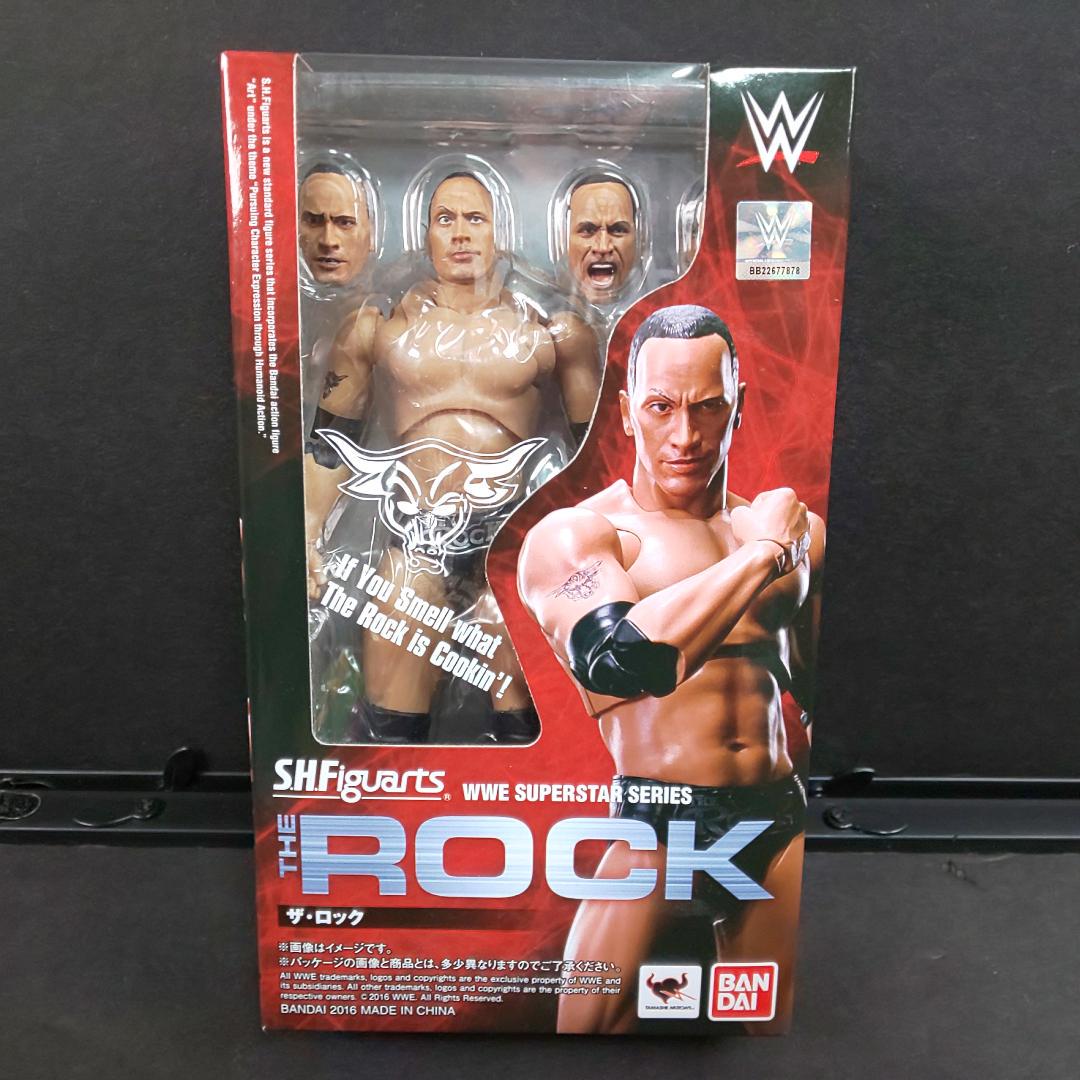 中古 WWE The Rock ザ・ロック ややこしかっ フィギュア S.H.Figuarts