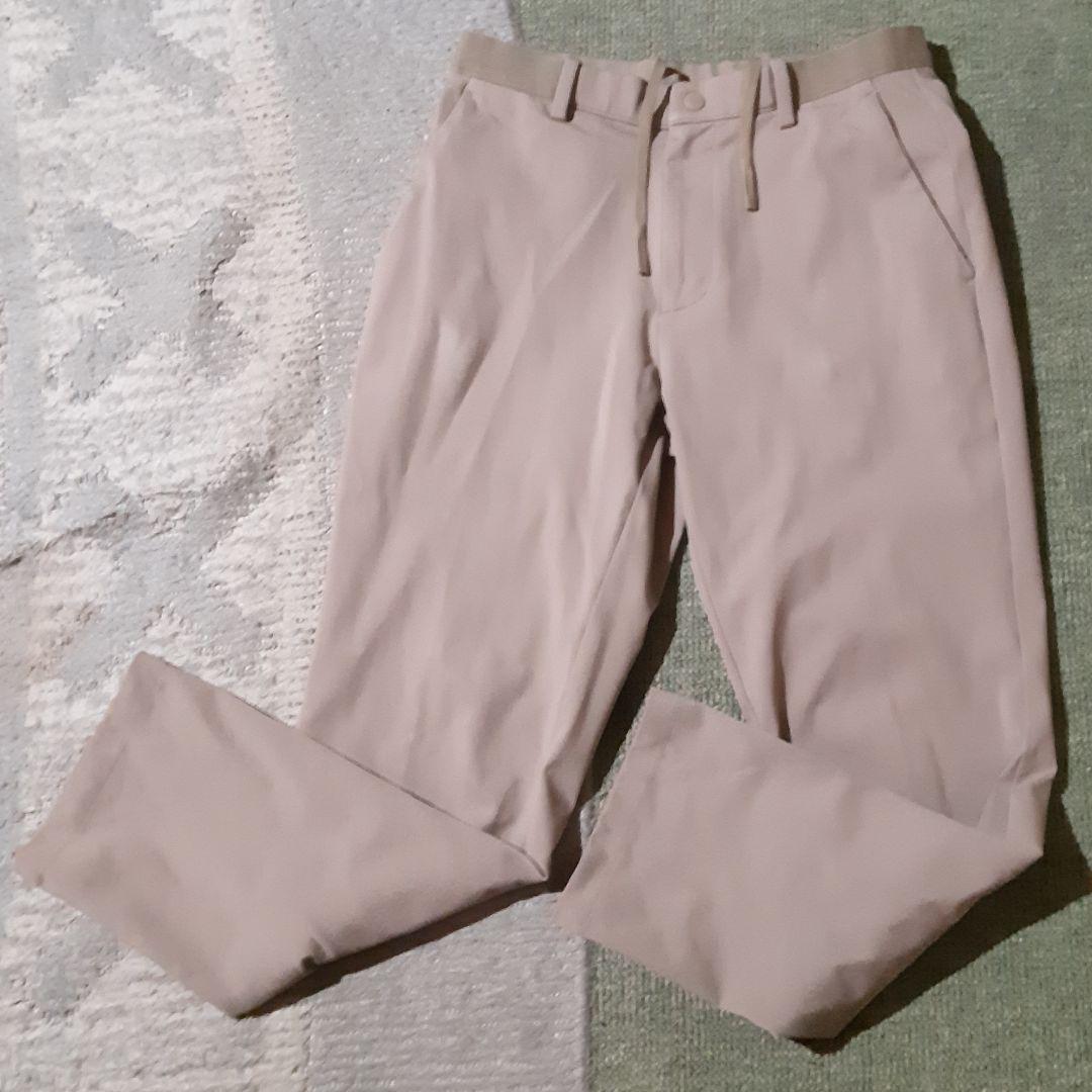 uru 19aw コットンレーヨン 1タックパンツ 香ばし