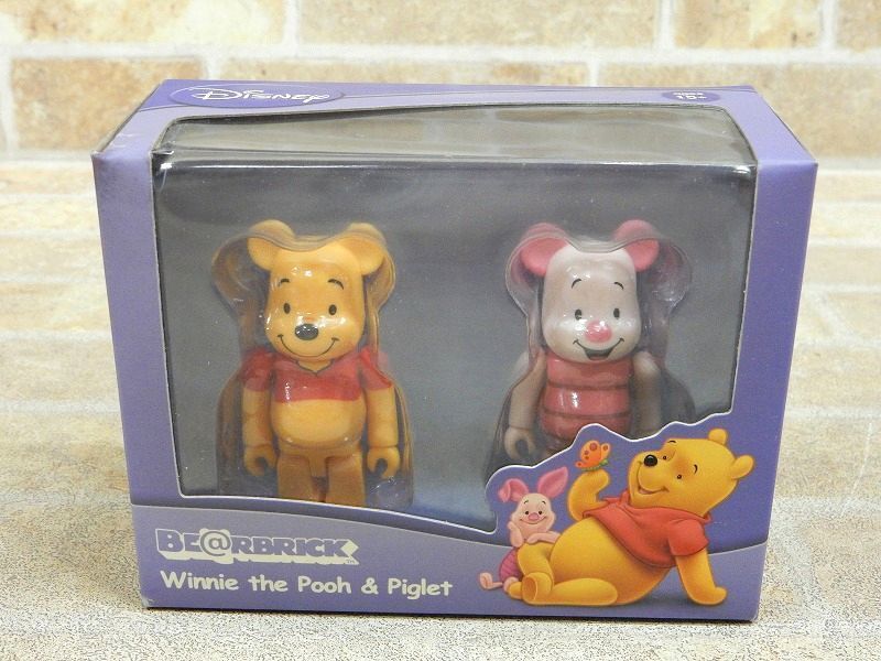 未開封品! BE＠RBRICK/ベアブリック Winnie the Pooh ＆ Piglet/くまのプーさん