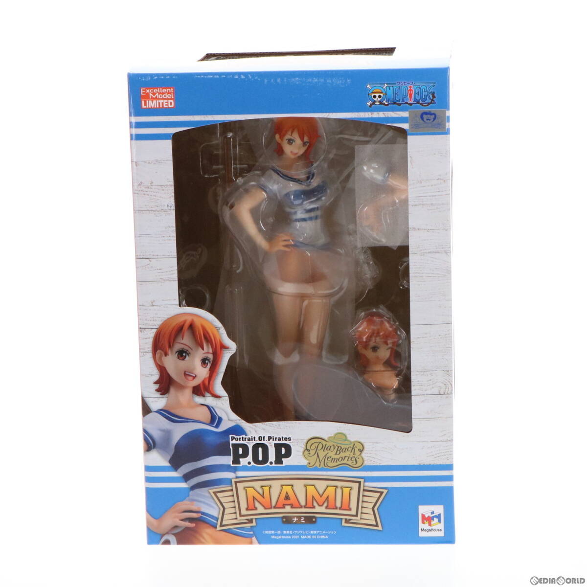 中古】[FIG]Portrait.Of.Pirates P.O.P Playback Memories ナミ ONE PIECE(ワンピース) 完成品  フィギュア 一