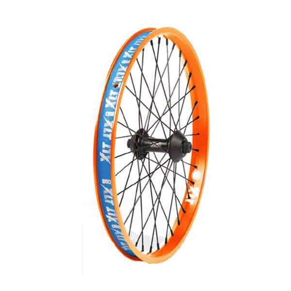 BSD XLT Front やかましく Street Pro Wheel Orange 【BMX】【自転車】【完組ホイール】【ストリート】