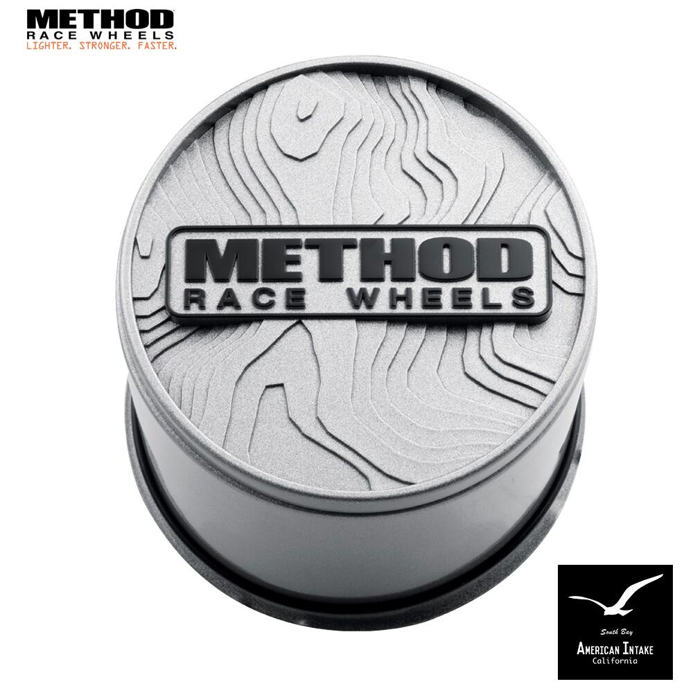 Method Race Wheels メソッド ホイール Center Cap センターキャップ TOPO プッシュスルー Silver