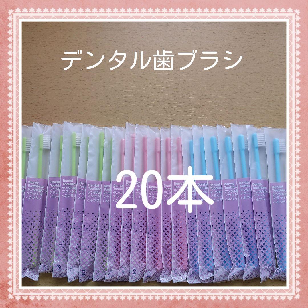 470】歯科専売 デンタル歯ブラシ「ふつう20本」 ともう