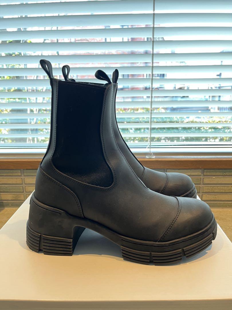 ガニー GANNI 36 Recycled Rubber City Boot