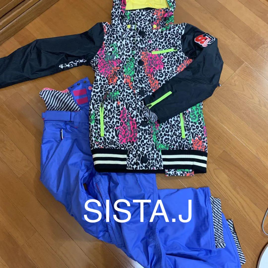 SISTA.Jのスノボウェア上下セット 規則正しい