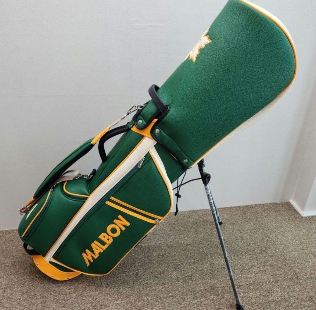 マルボンゴルフ malbon キャディバッグ おぞましく ゴルフバッグ Golfグリーン