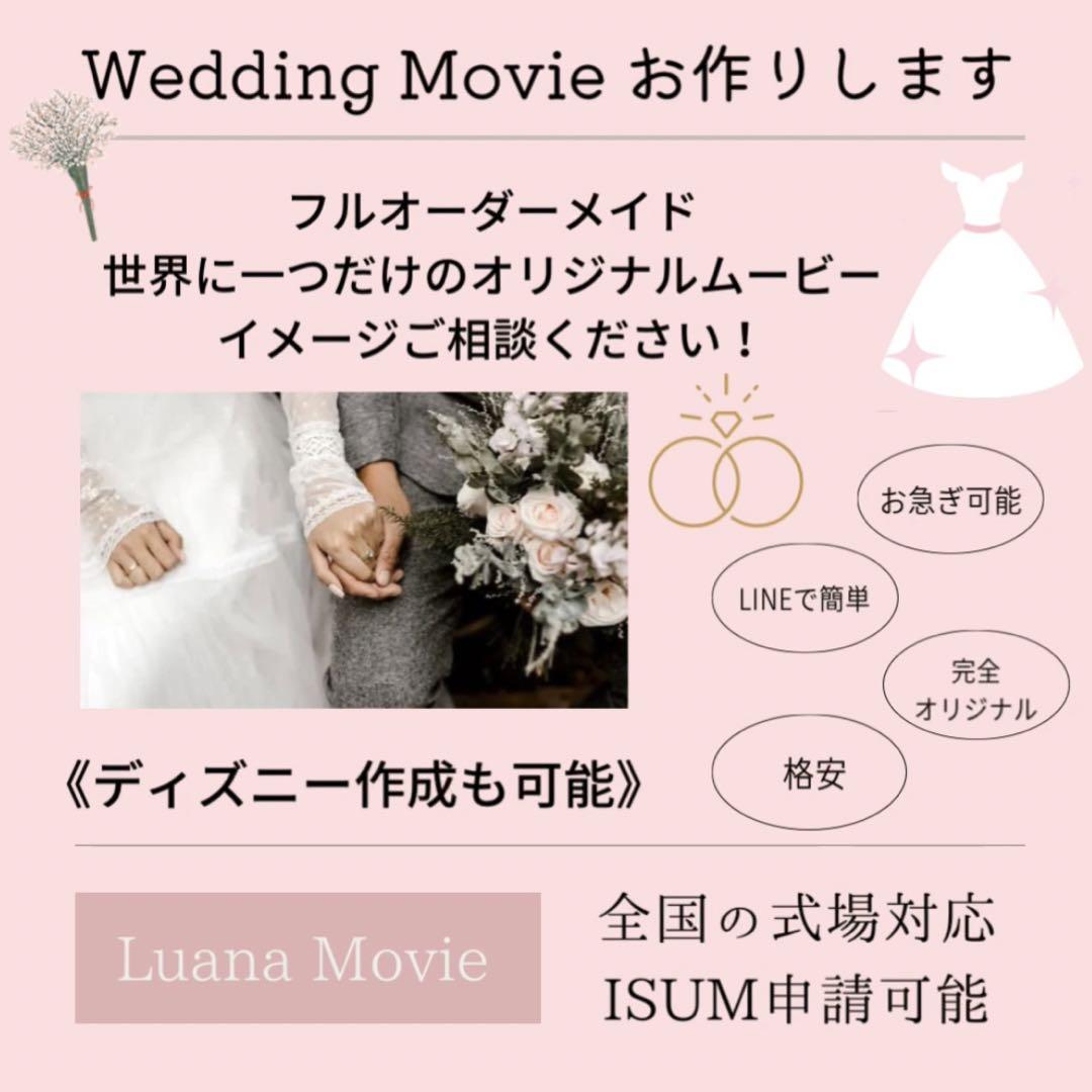 Weddingアイテム 素晴らしかっ オープニングムービープロフィールムービー 結婚式ムービー