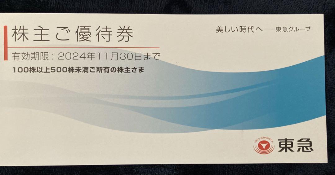 東急 株主優待券 浅けれ 有効期限2024年11月30日まで