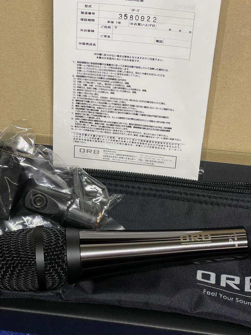 ORB CF-3 新品同様ダイナミックマイク動作確認のみ SHURE