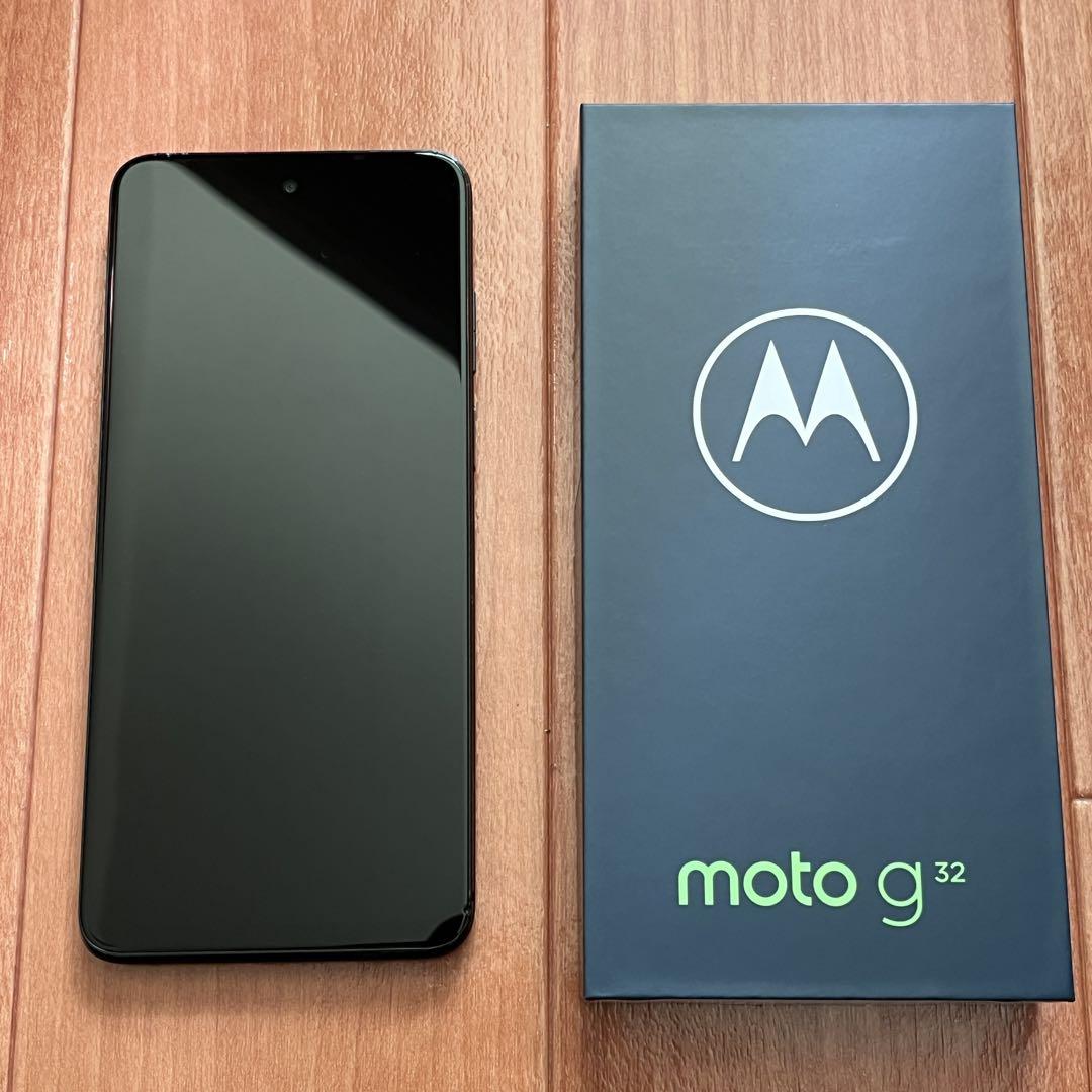 モトローラ motorola moto g32 ミネラルグレイ