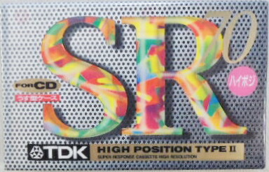 ＴＤＫ ハイポジション カセットテープ ＳＲ−７０Ｆ ７０分 ＴＹＰＥ２