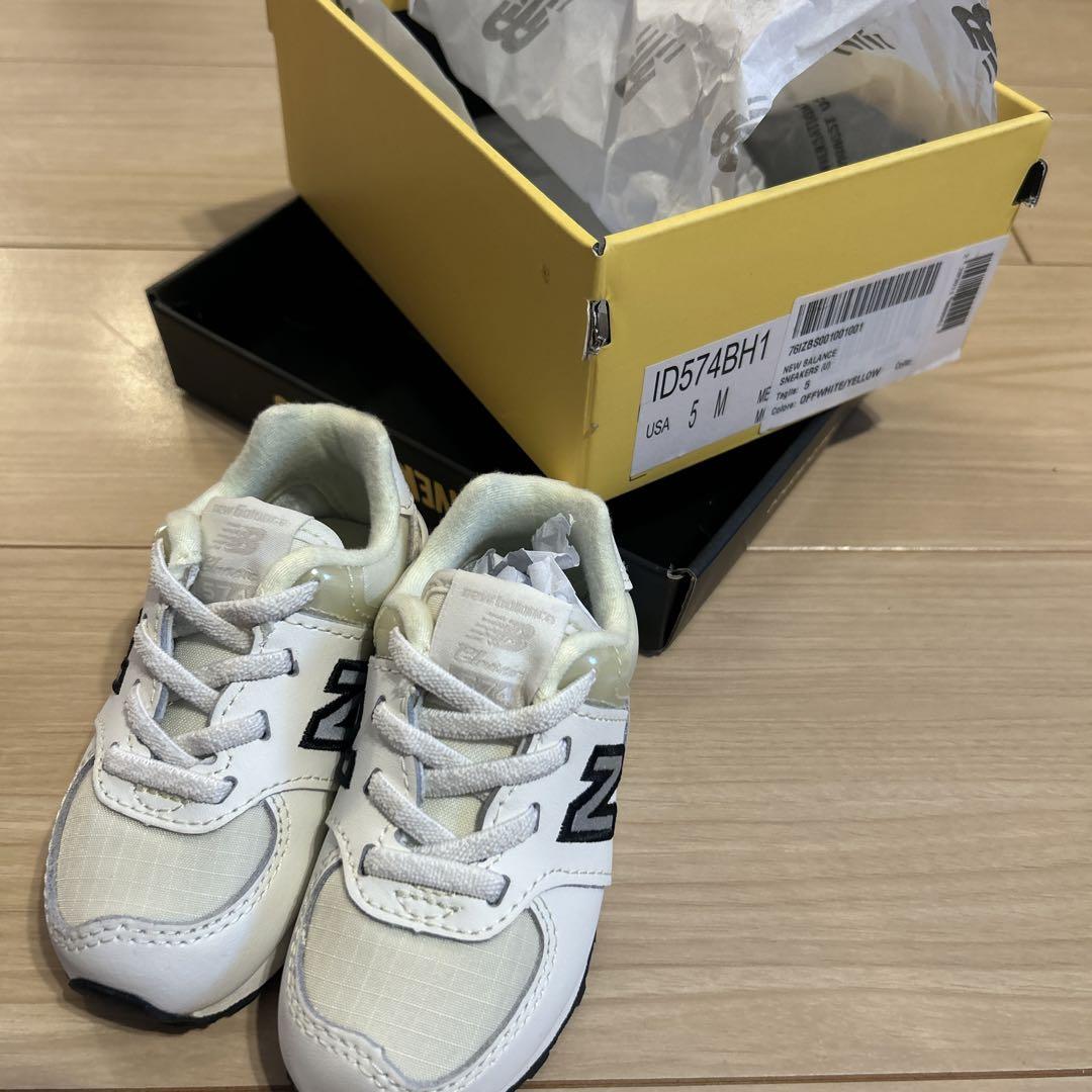 New Balance 574 無限大 ベビーシューズ USA 5 M