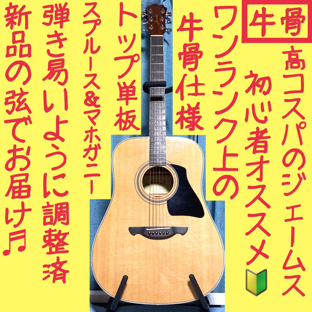 牛骨】James☆ジェームス！JD400！島村楽器！【弾き易く調整☆新品弦】 お気に入り商品