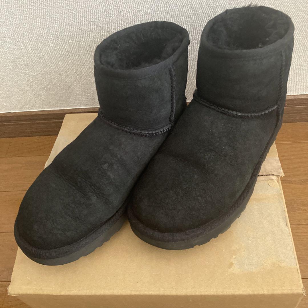 UGG アグ ムートンブーツ クラシックミニ 人気商品 ブラック