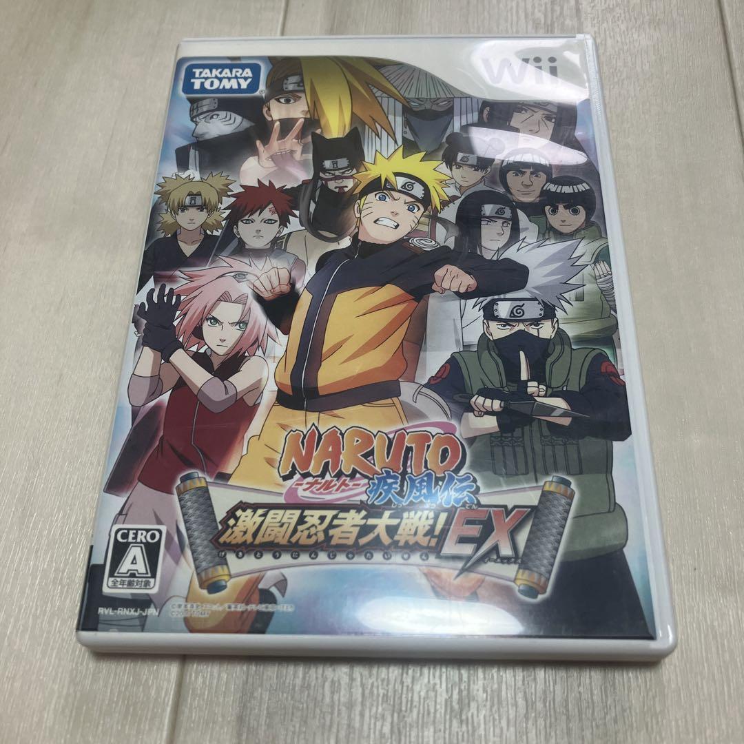 円盤美品 NARUTO-ナルト- 新しい出会い 疾風伝 激闘忍者大戦!EX ナルト wii B