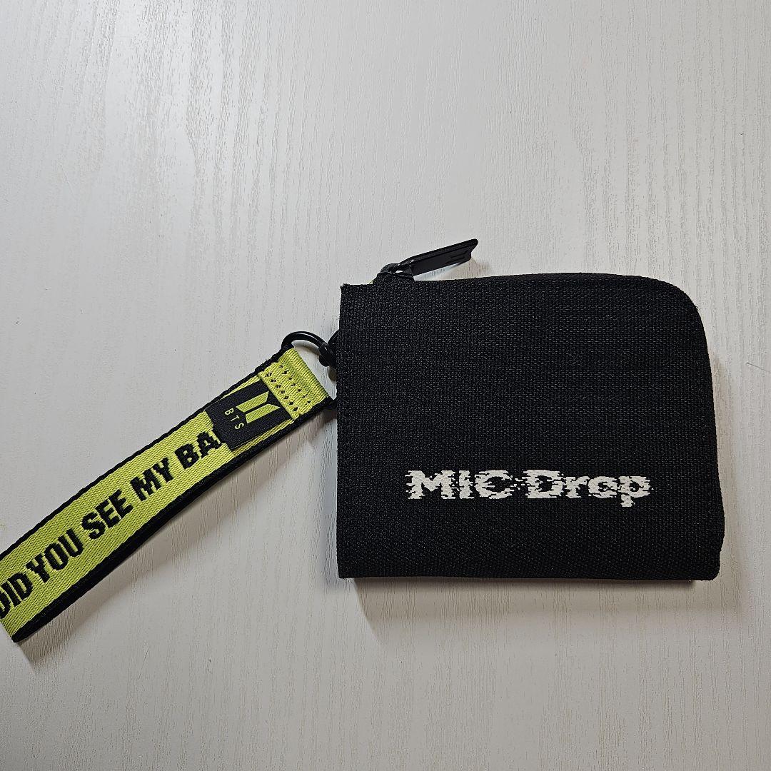 公式 BTS MIC DROP 新商品情報 ミニおサイフ ポーチ