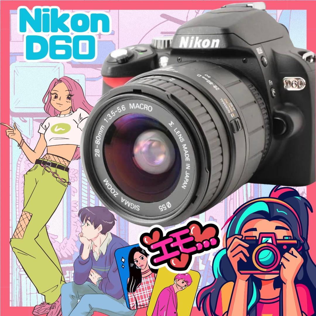 ❤エモい写真撮れます❤ Nikon D60 限定企画 ニコン 一眼レフカメラ