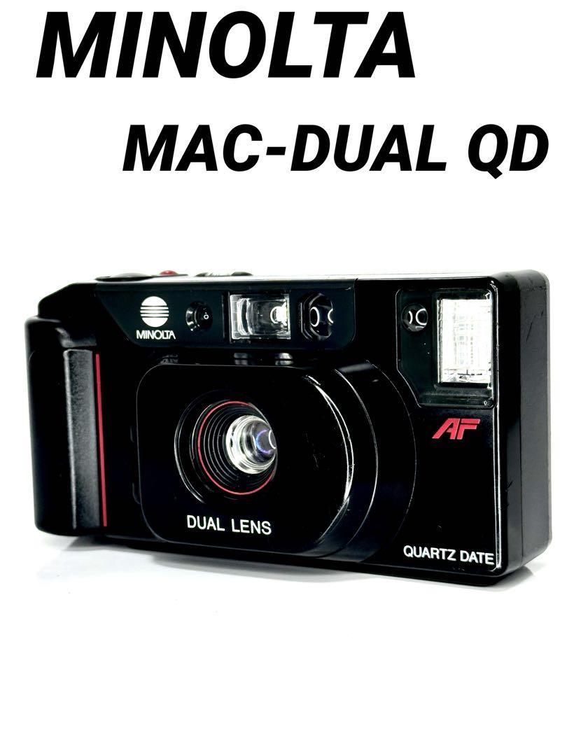 A94☆良品☆MINOLTA フィルムカメラ MAC-DUAL 直販 QD