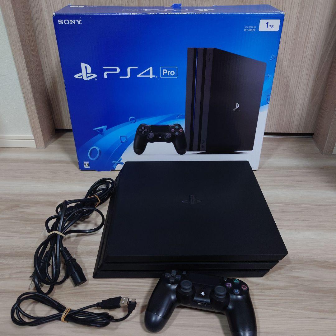 PlayStation®4 最新リリース Pro ジェット・ブラック 1TB CUH-700…