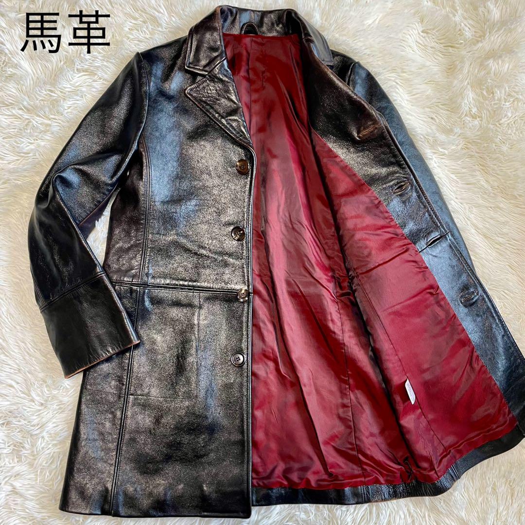 Frondini しぶとい ☆本革 ☆パッチワーク☆XL☆bomber jacket