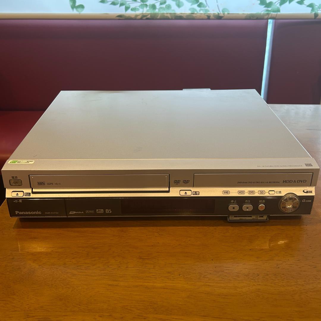 動作確認済】Panasonic 無料 VHS-DVDレコーダー DMR-EH73V