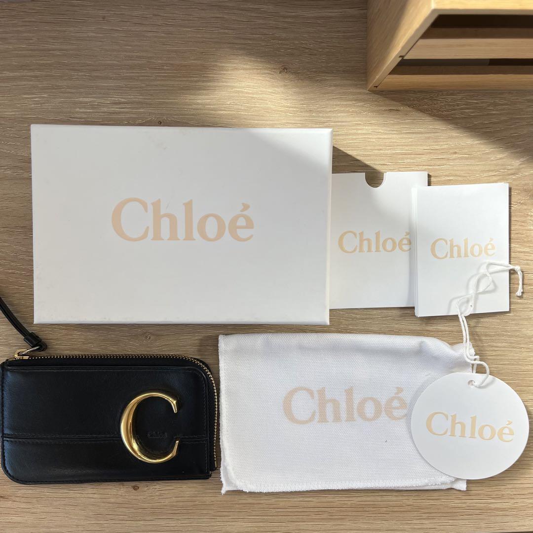 Chloe 販売中 フラグメントケース クロエC コインケース ブラック