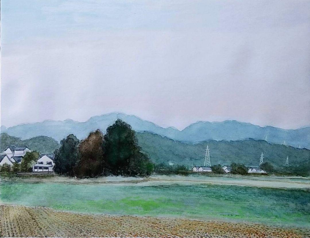 風景画 田園風景4 激安 (原画)