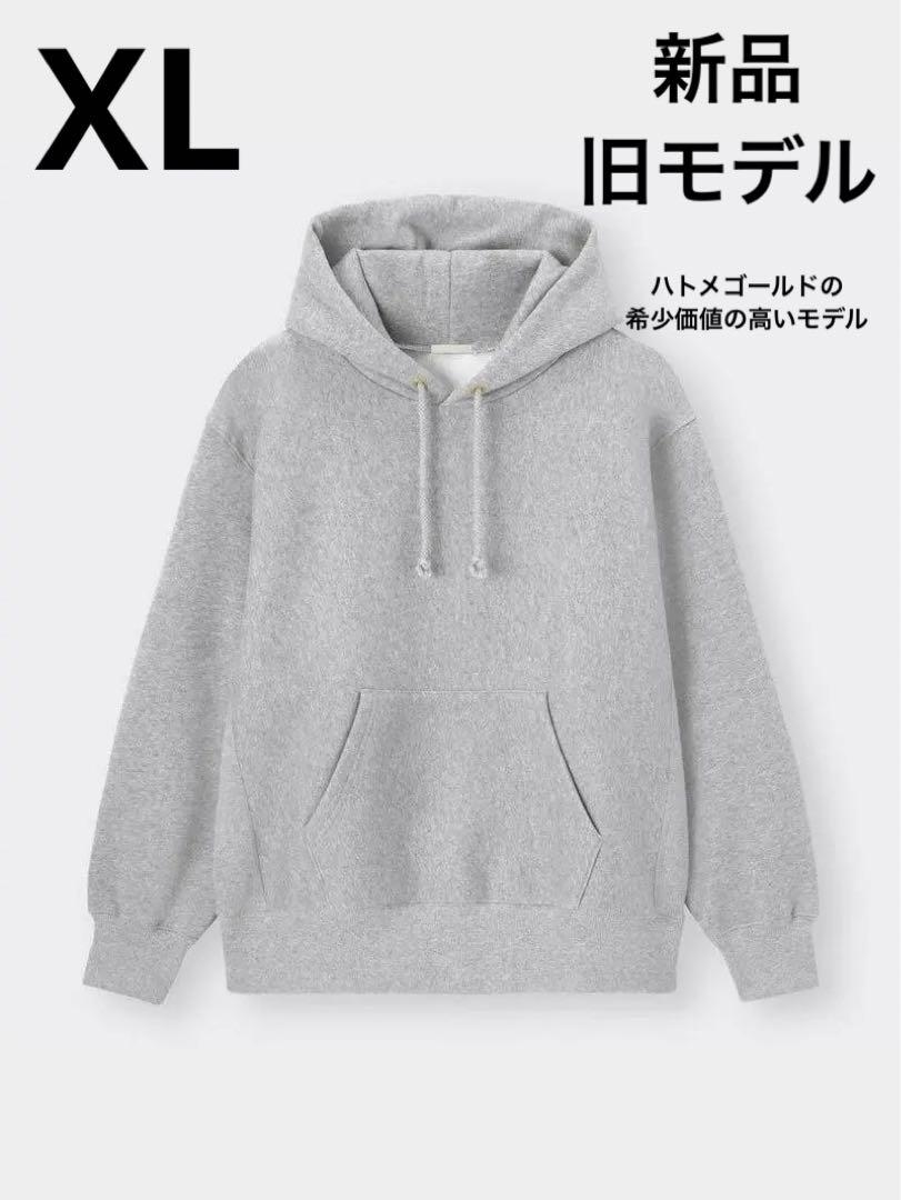 新品 GU 進化 ヘビーウェイトビッグスウェットパーカ(長袖) XL 希少 旧モデル