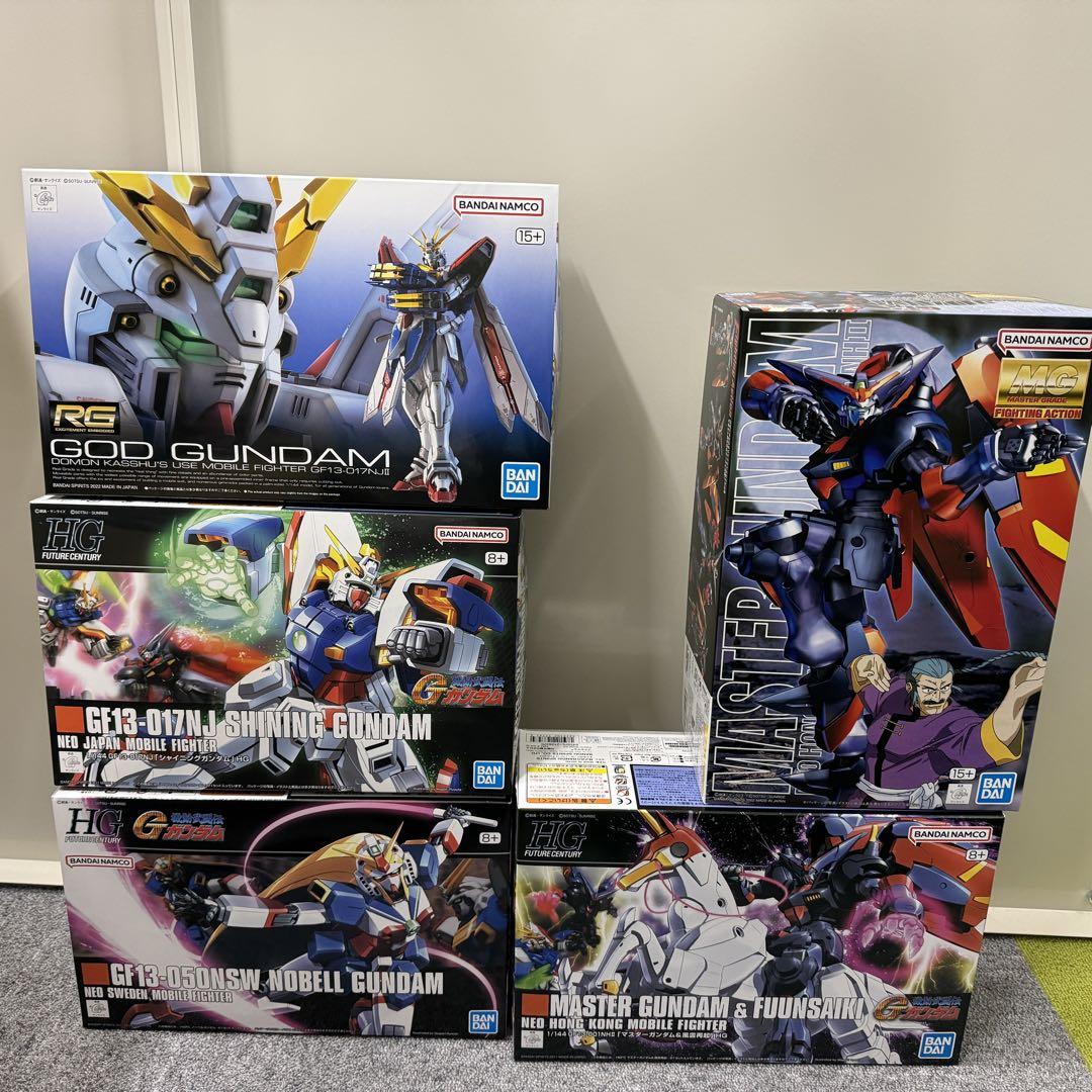 新品未組立 HG RG MG Gガンダムシリーズ お知らせ情報 マスターガンダム他