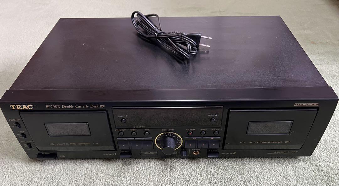 TEAC ダブルカセットデッキ W-790R 特別な