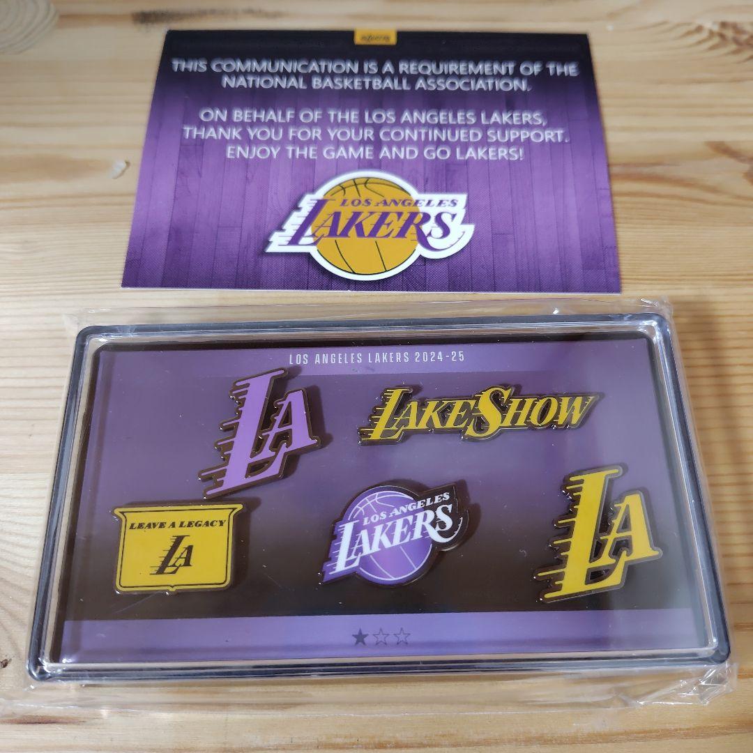 新品未使用 非売品】NBA レイカーズ 無料 Lakersピンバッジセット