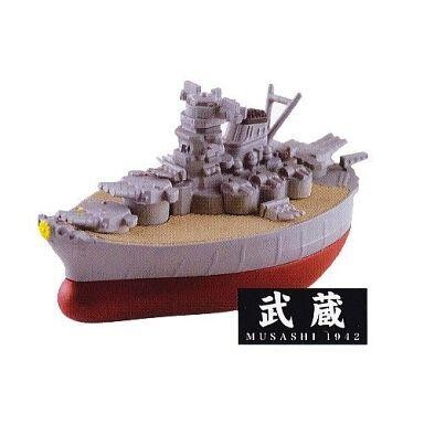 中古トレーディングフィギュア No.2 武蔵 1942 「デフォルメ連合艦隊 Vol.1」