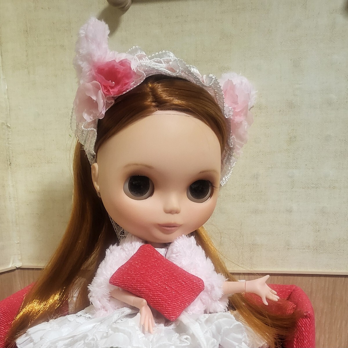 CustomNeoBlythe ベリーインスパイアードバイパウワウポンチョ カスタムみぃ(Mii) 可動ボディピュアニーモフレクションＭ