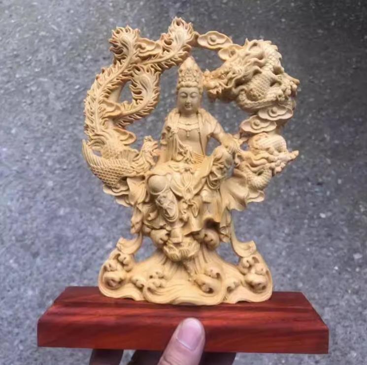 極上品 仏教工芸 精密細工 関羽像 精密彫刻 武財神 中国武将 かっこよ 三国志