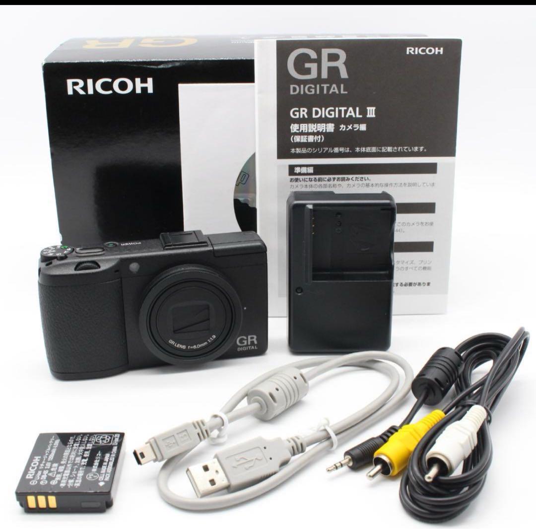 RICOH GR DIGITAL III 送料無料 ショット数 200