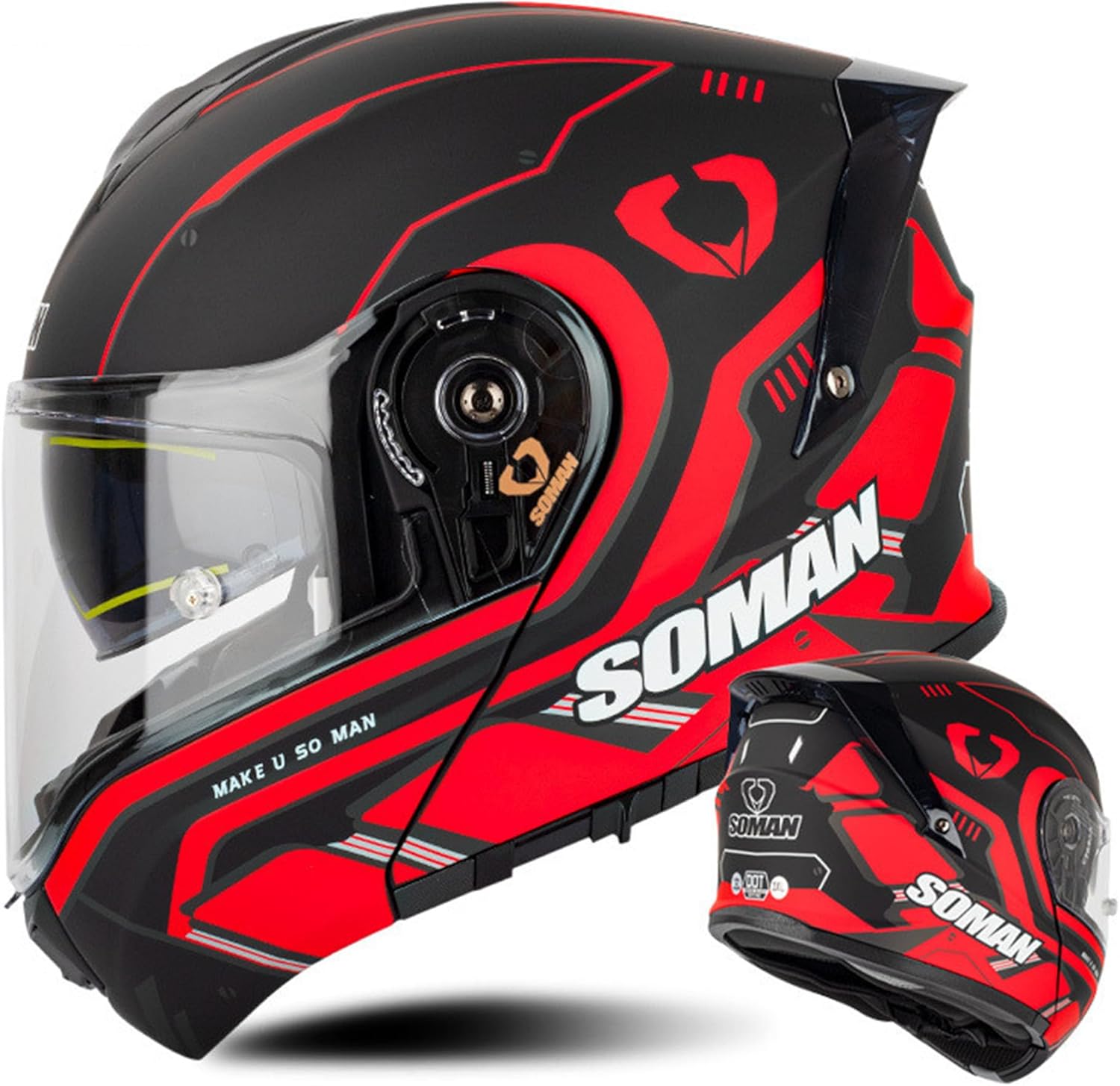 SOMAN-965 数量限定商品 フルヘルメット ブルートゥース付き メンズ レディース フルヘルメット ダブルシールド スピーカー