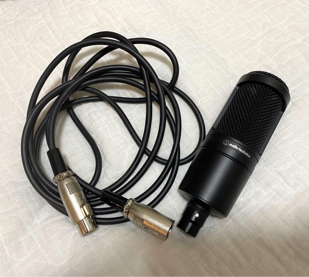 audio-technica AT2020 コンデンサーマイク 引き攣っ XLR ブラック