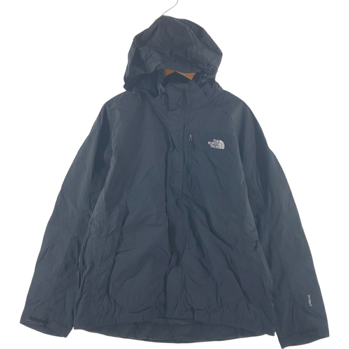 古着 ザノースフェイス THE NORTH FACE HYVENT ハイベント マウンテンパーカー 白っぽ シェル