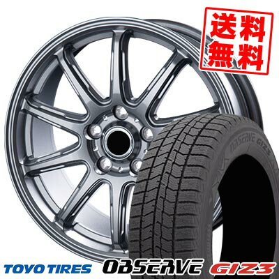 215/70R15 98Q トーヨータイヤ OBSERVE GIZ3 V-EMOTION RC-10 スタッドレスタイヤホイール4本