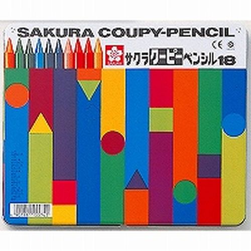 サクラクレパス SAKURA COLOR PRODUCTS クーピーペンシル１８色(FY18) 目安在庫=○