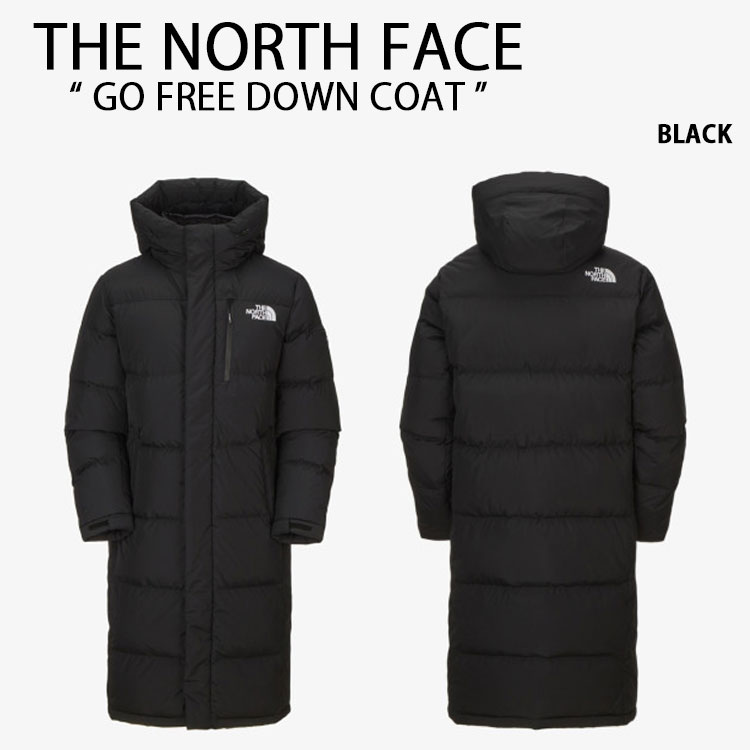 THE NORTH FACE ノースフェイス ダウンジャケット GO FREE DOWN COAT ダウンコート ダウン コート ジャケット BLACK ロゴ ストリート ブラック NC1DQ73A NC1DP73B NC1DN73A【中古】未使用品