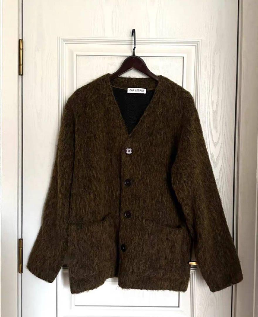 OUR LEGACY 特典満載 CARDIGAN OLIVE MOHAIR 48