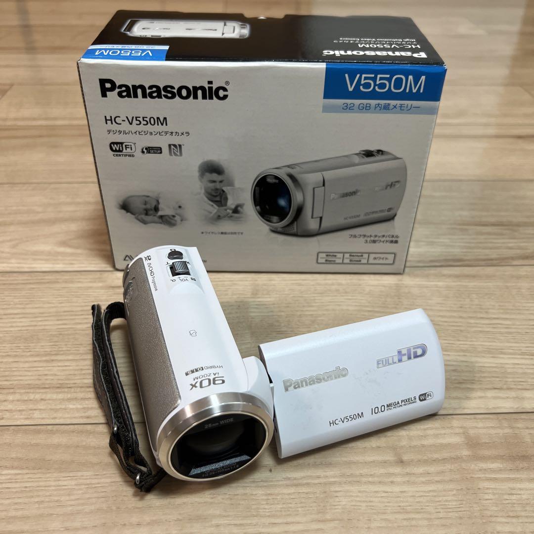 Panasonic HC-V550M ビデオカメラ お楽しみ購入 32GB ハンディカム