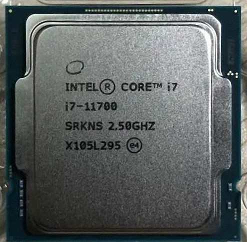 Intel Core i7-11700 SRKNS 8C 2.5GHz 16 MB 65W LGA1200 CM8070804491214 繁く 中古