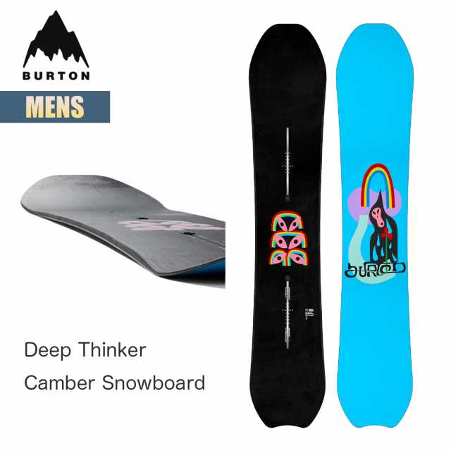 バートン スノーボード 板 メンズ 24-25 Burton ディープシンカー キャンバー W25JP-172001 Mens Deep  Thinker Camber