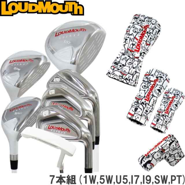 LOUDMOUTH ラウドマウス LM-LS0004 ゴルフクラブセット 7本組(1W,5W,U5,I7,I9,