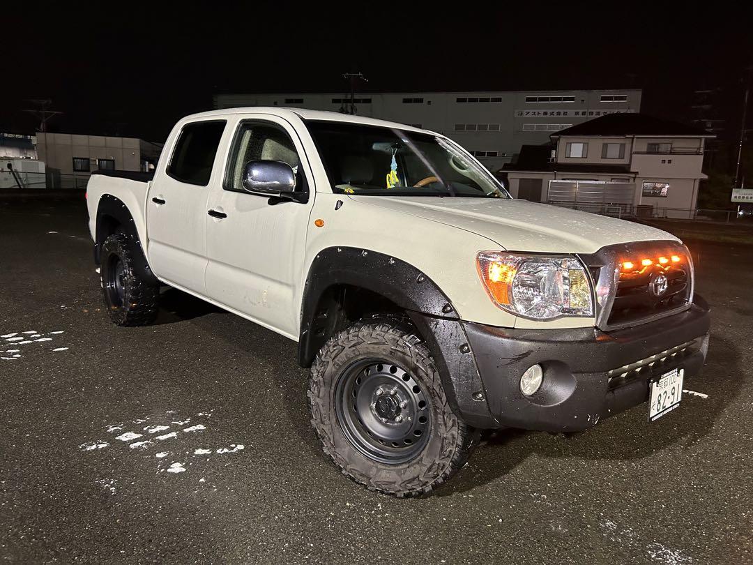 タコマ ダブルキャブ 車検満タン 京都から オールペン ハイラックスより渋い きたない