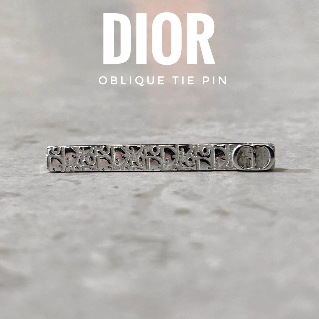 現行・超美品】DIOR オブリーク ネクタイピン Ag925 シルバー