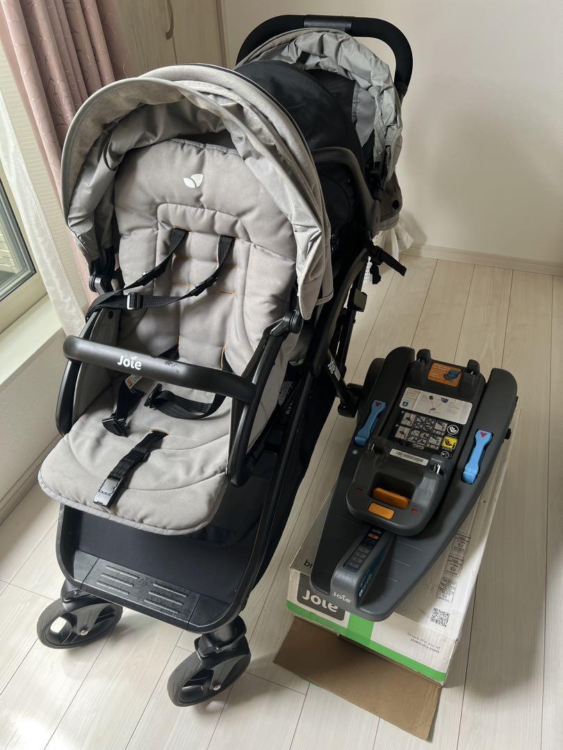 joie 2人乗りベビーカー&チャイルドシート ISOFIX 広 双子