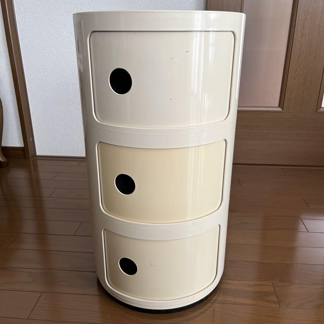 正規品 カルテル【Kartell】 コンポニビリ 3段 チェスト はかなく